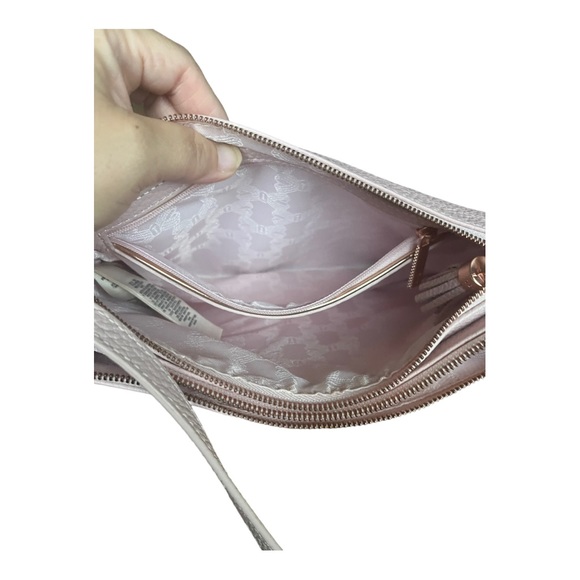 Ted Baker Ballet Pink and Rose Gold Maceyy Tassel Crossbody Bag - Picture 13 of 16